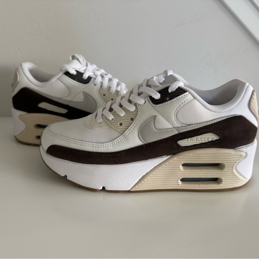 Nike Women's Air Max 90 LV9 Baroque Brown Sneakers, Athletic Shoes
